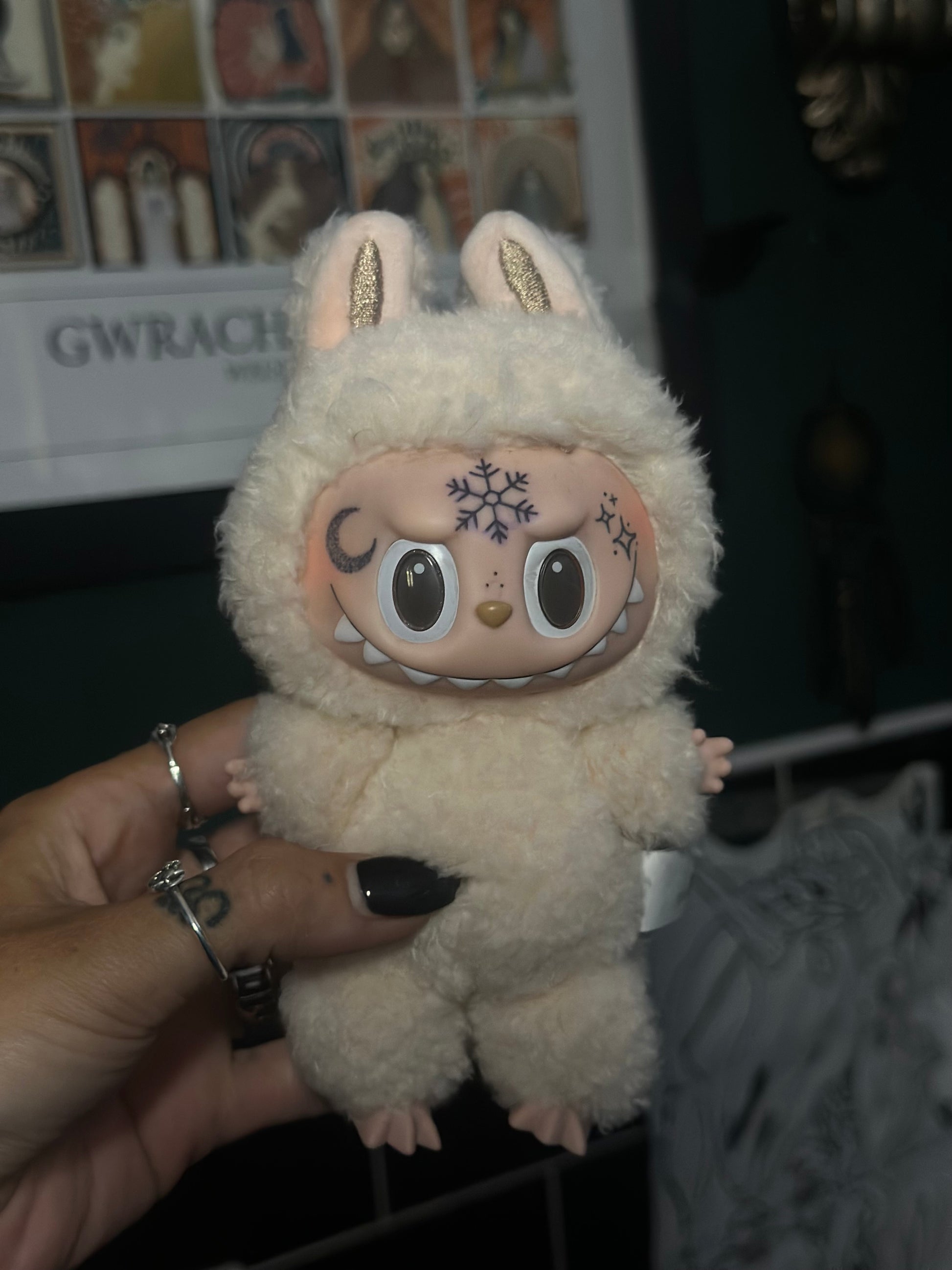 Soymilk tattooed Labubu